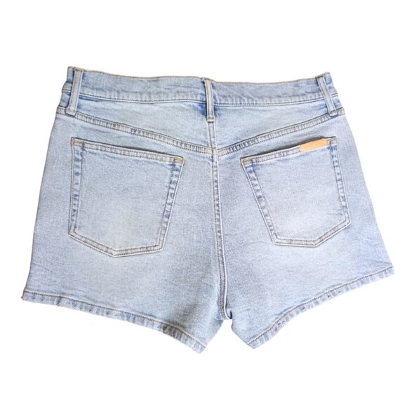 Jessica Simpson High-Rise Denim Shorts – Light Wash, Size 29 (NWT) - Picture 2 of 8